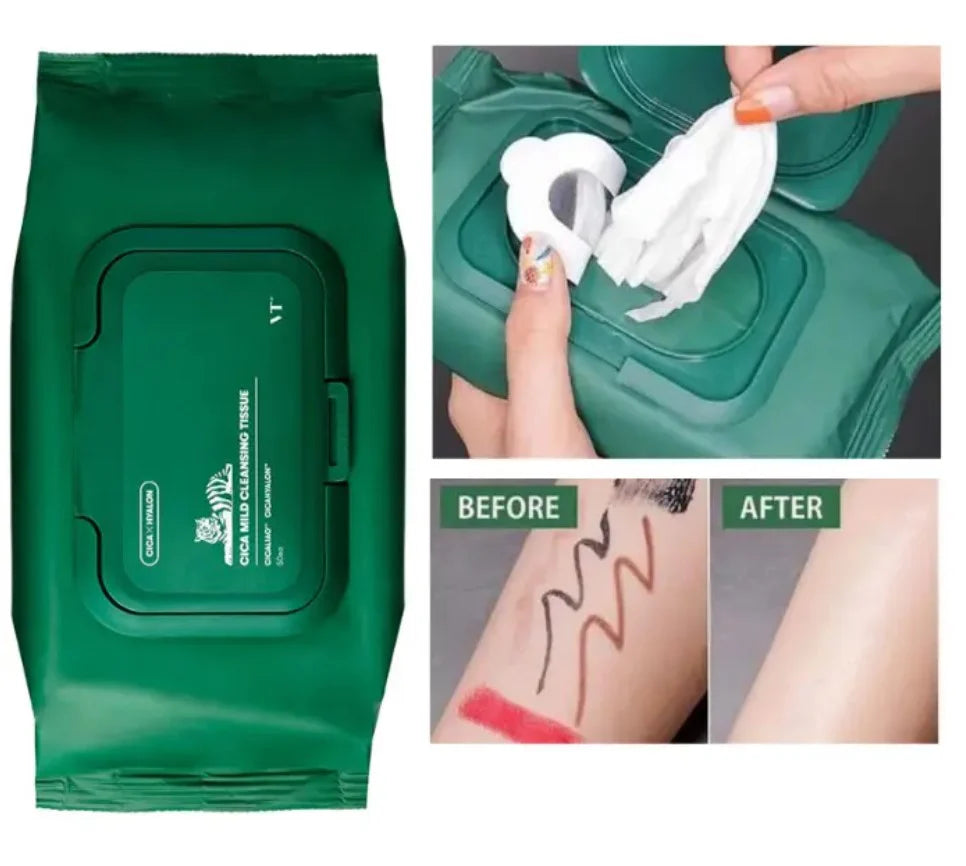 VT - Cica Mild Cleansing Tissue - 50piezas