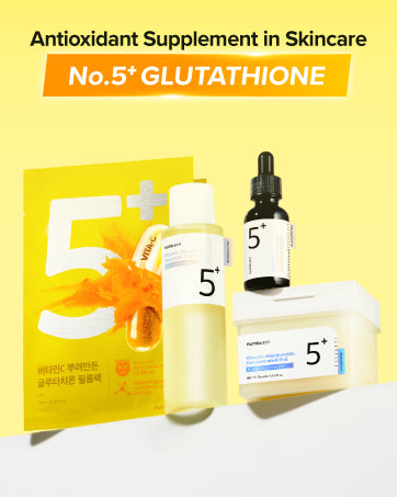 numbuzin - No.5+ Glutathione Vitamin Trial Kit for Brightening set - 1 Set (4 artículos)