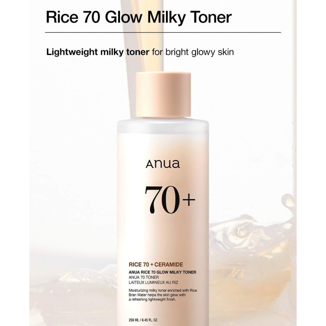 ANUA - Rice 70 Glass skin Tonico lechoso - 40ml