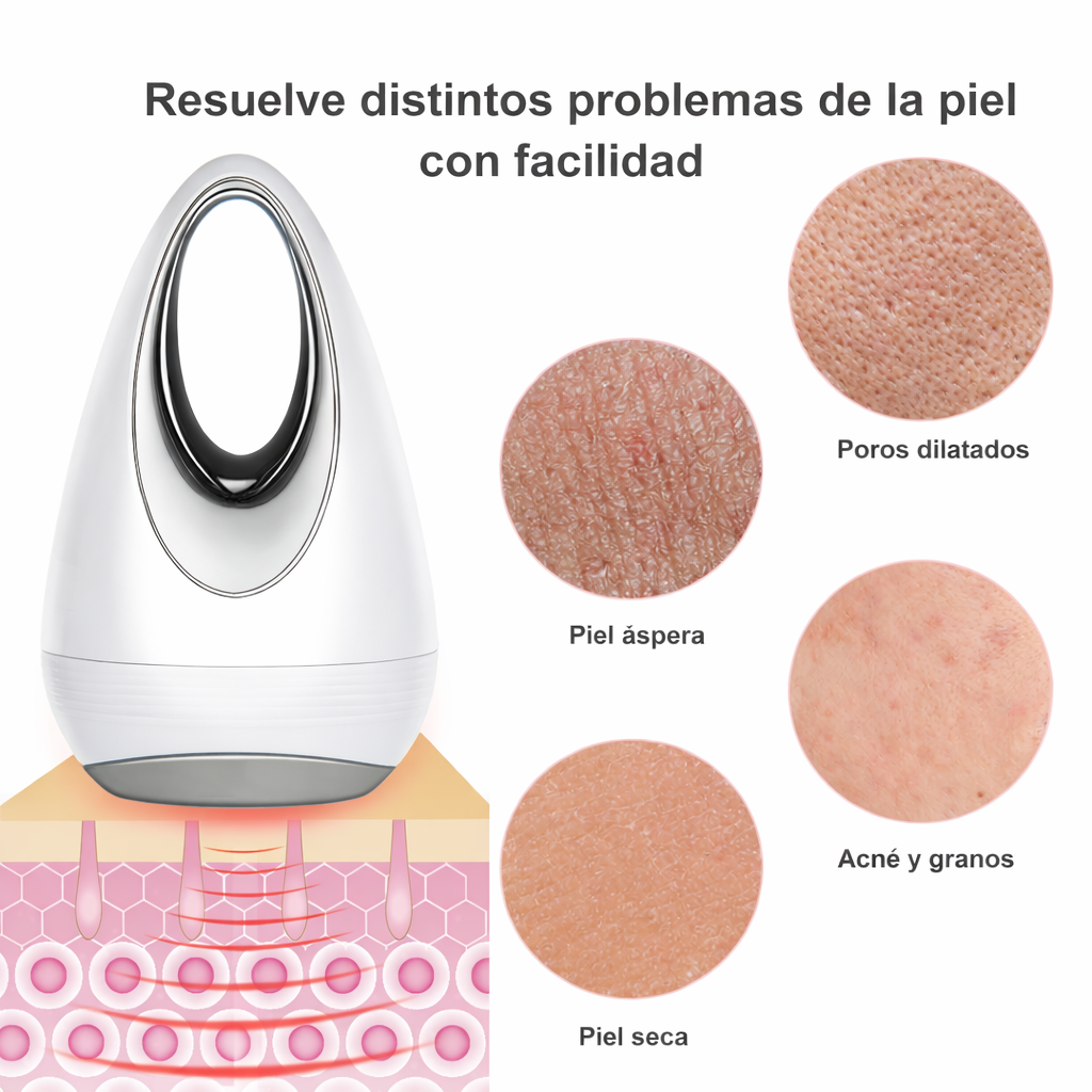 Masajeador Facial Eléctrico Spa — Limpieza Profunda y Rejuvenecimiento