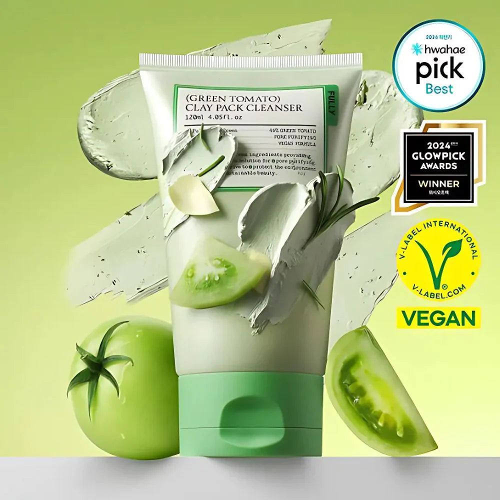 Fully - Green Tomato Clay Mask cleanser -120ml