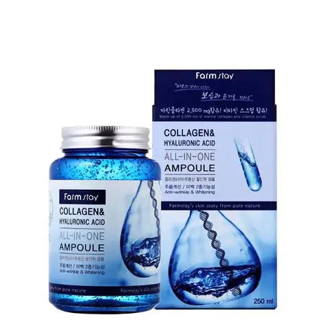 Farm Stay - Ampolla Todo en Uno de Colágeno y Ácido Hialurónico - 250ml