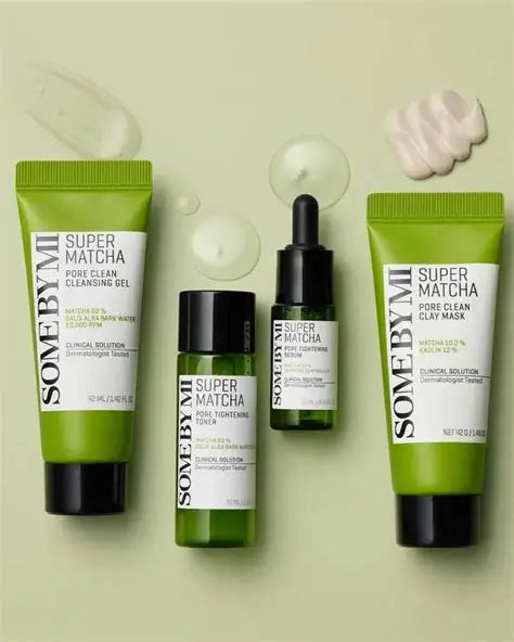 Some By Mi - Super Matcha Pore Care Kit 4pz
