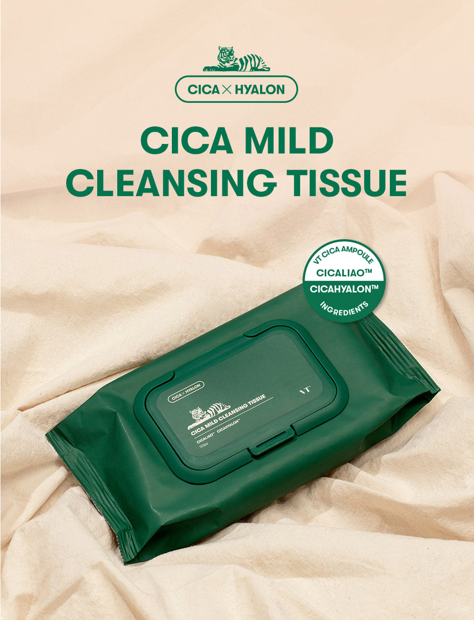 VT - Cica Mild Cleansing Tissue - 50piezas