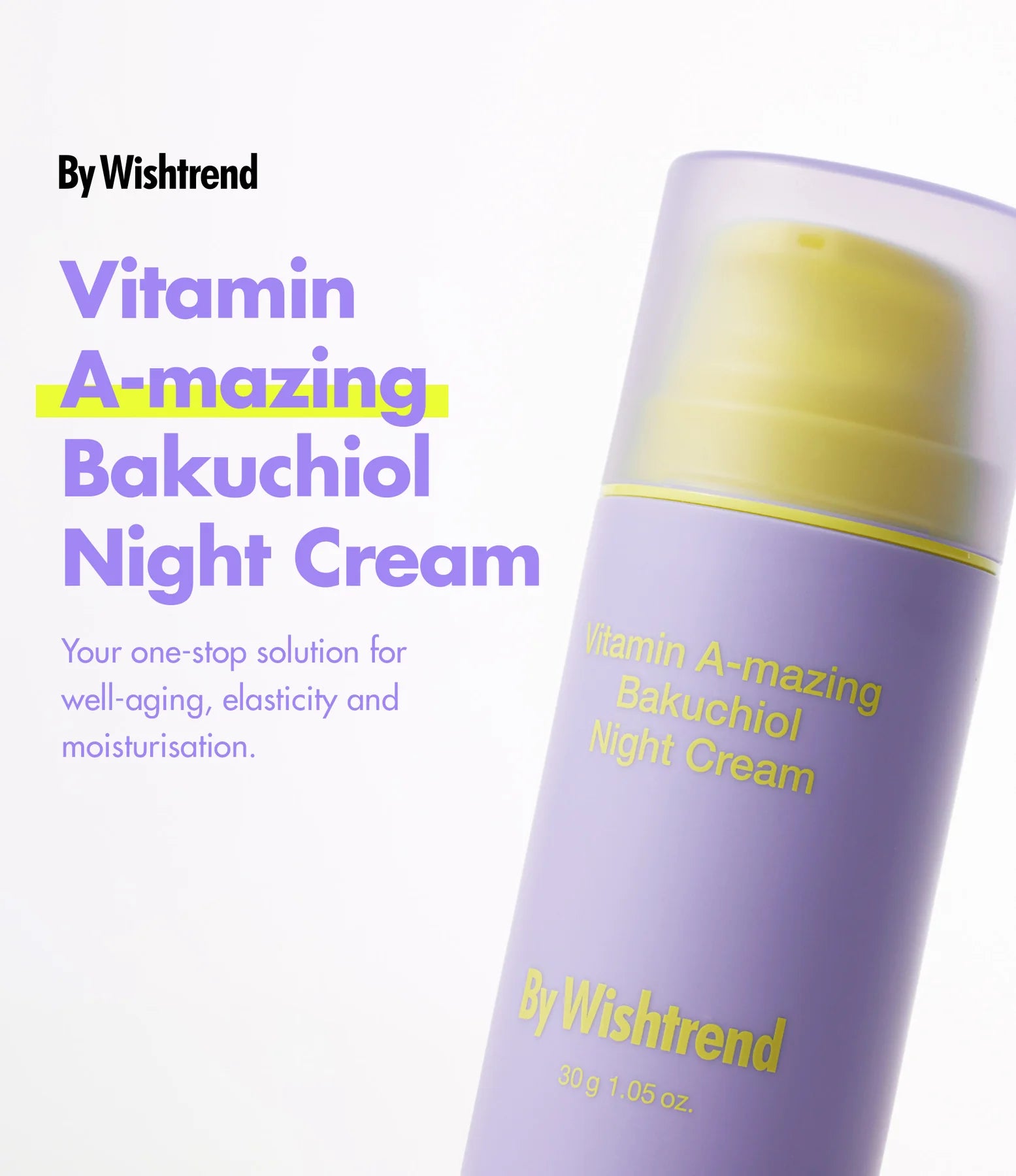 By Wishtrend - Vitamin A-mazing Bakuchiol Night Cream -30ml