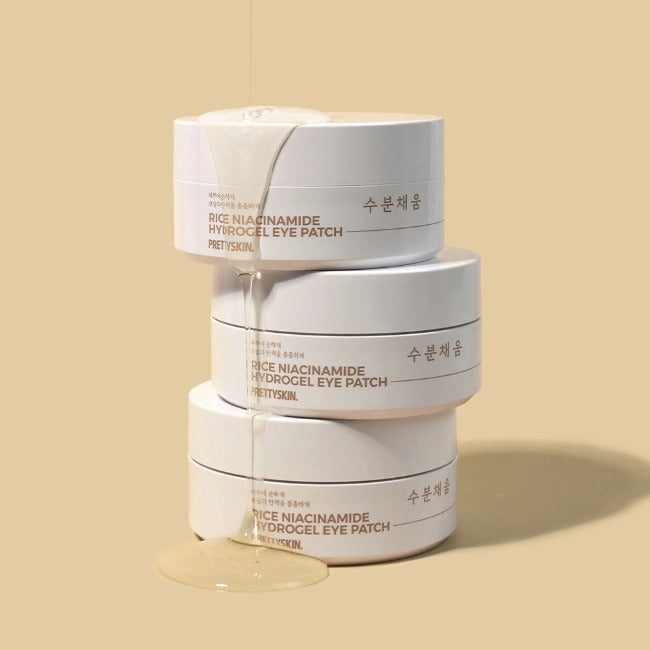 PRETTYSKIN - Arroz + Niacinamida parches de hidrogel - 90g (60pz)
