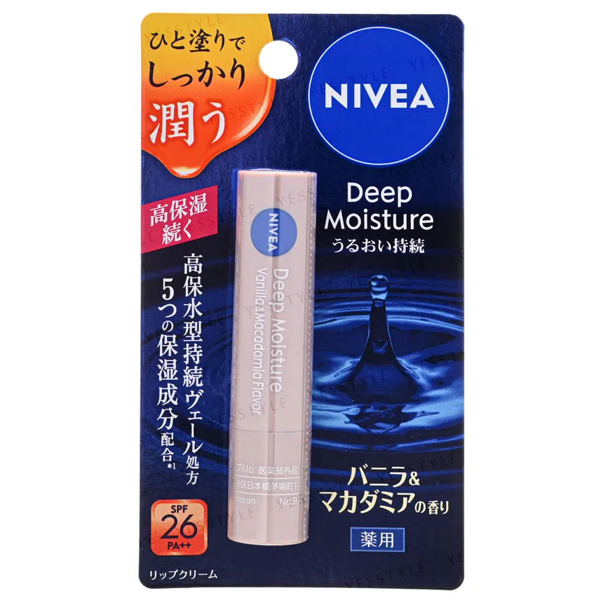 Nivea lip balm spf 26